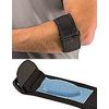 Mueller Tennis Elbow Adjustable Support Strap with Gel Pad, Black, OSFM