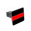 GRAPHICS & MORE Thin Red Line Tow Trailer Hitch Cover Plug Insert 1 1/4 inch (1.25")