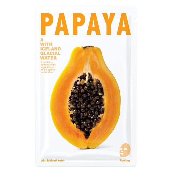 Mishe Papaya Iceland Glacial Water Sheet Mask