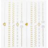 BEAUTY NAILER CHAIN-5 Finger Chain Sticker