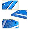 ncdoi Angle Ruler 7 Inch Aluminum Alloy Measuring Ruler Woodworking Triangle Protractor Blue
