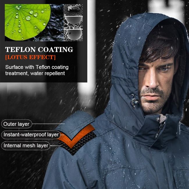 Men's Military Jacket Tactical Waterproof Hoodie Windbreaker