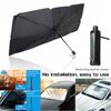 52" Foldable Car Windshield Sun Shade Umbrella Front Window Sunshade UV Umbrella