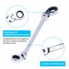 8-19mm Metric Box Flexible Head Ratcheting Wrench Combination Spanner Tools Set