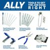 Ally Tools 12 PC Triple Flint Replacements Compatible with All Triple Flint Strikers - Long Lasting Flints