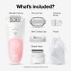 Braun Epilator Silk-épil 5 5-620, Hair Removal Device, Epilator for Women, Shaver & Trimmer, Cordless, Rechargeable, Wet & Dry , 6 Piece Set