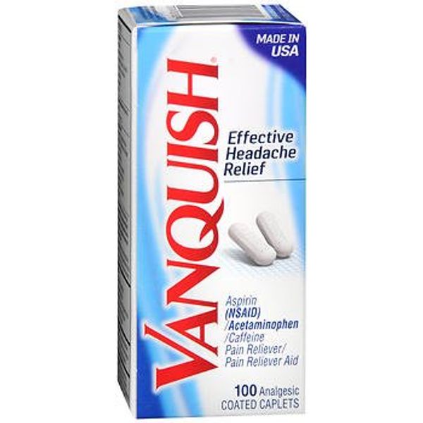 Vanquish Coated Caplets - 100 ct, Pack of 6