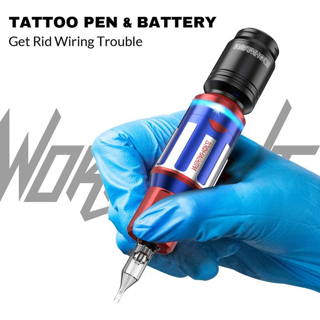 Wormhole Tattoo Pen Kit Complete Tattoo Kit Professional Rotary