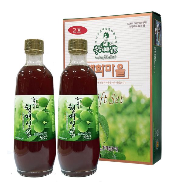 Hongssang-ri Cheongmaesil Gift Set Hongssang-ri Maesilcheong Plum Side Dish Plum Extract Plum Extract Pickled Pickles, 1 Set, Pickled Pickles Bundle