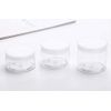 6PCS 200ML 1OZ Empty Refillable Transparent Plastic Cream Bottle with Clear Screw Lid Portable Cosmetic Make Up Sample Storage Container Jar Holder for Mask Lotion Lip Balm Eye Cream