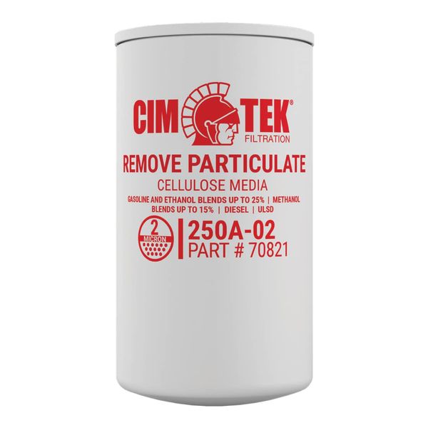 Cim-Tek 70821 250AE-02 2 Micron Particulate Fuel Filter - CIM250AE02