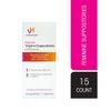 vH essentials Prebiotic PH Balanced Vaginal SuppositoriesBox, Original Version, 15 Count