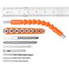28PCS Flexible Screwdriver Drill Bit Extension Rod Hex Sockets Bits Electric Screw Driver Batch Head Set