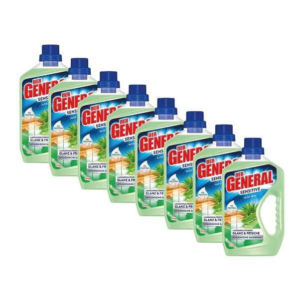 Der General Aloe Vera Pack of 8 (8 x 750 ml)