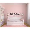Personalized Custom Name Vinyl Wall Decal Sticker for Girls