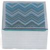 The Leonardo Collection Zig Zag Glitter Mirrored Trinket Box