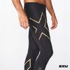 2XU Men's Light Speed Compression Tights, Black/Black Reflective, S UK