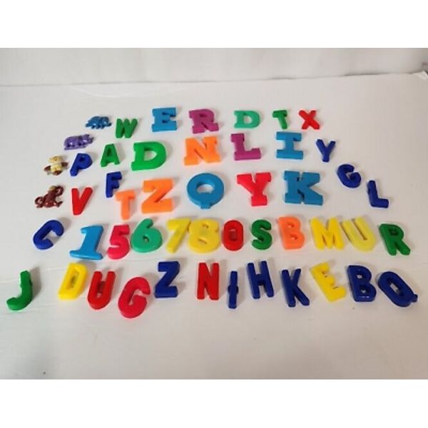 Magnetic Alphabet Fridge Magnets Letters Kids Learning Toys 50 pc set Mixed Lot