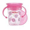 Nuby - Becher 360 gr 6m handrosa - 1 Stück