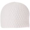 Speedo Unisex Bubble Active+ SwiMing Cap | Textured Design, White, One Size