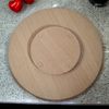 Oak Veneer Finish Rotating Turntable Lazy Susans, 38.5cm 15"