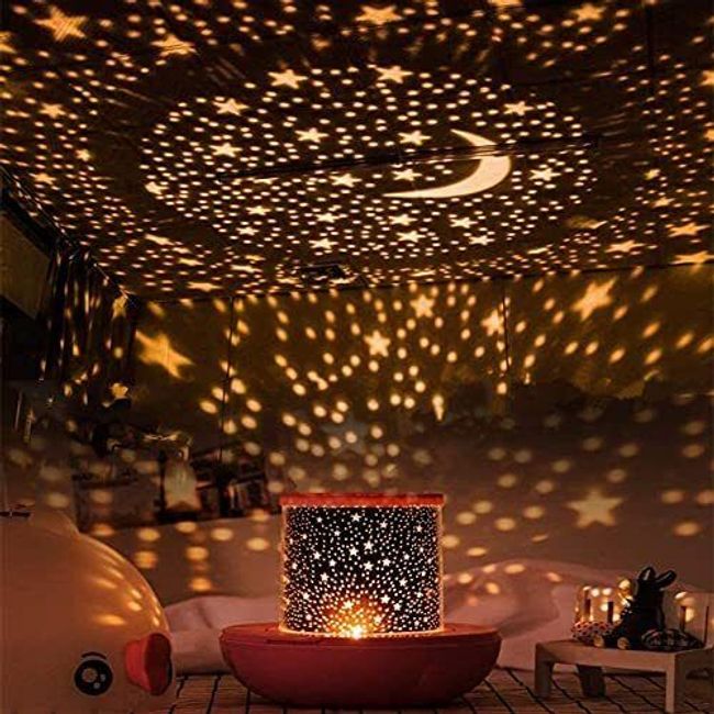 Star Projector Night Light for Kids, Stars Ceiling Projector, small, Pink