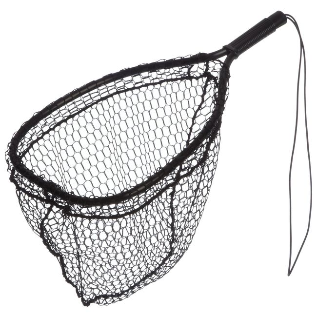 Ed Cumings Inc B-135 Ed Cumings Fish Saver Landing Net (Black, 14-Inch x 11-Inch Bow x 19 1/2-Inch Overall Length x 12-Inch Depth)