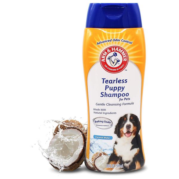 Arm & Hammer TEARLESS PUPPY SHAMPOO for PETS DOGS | COCONUT WATER Natural Ingred