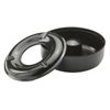 Beaumont Windproof Melamine Ashtray Black146mm