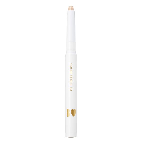 B IDOL 1more Pencil, 04 Spot Highlight (Ivory), 0.02 oz (0.5 g), Highlight Pencil, Waterproof, 3D Feel, Formulated with Beauty Ingredients