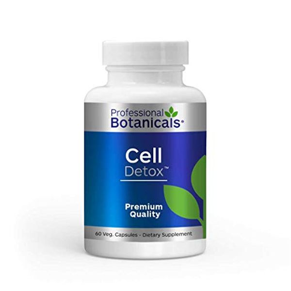 Professional Botanicals Cell Detox Vegan Cell Cleansing & Detoxification Supplement - 60 Veg Capsules