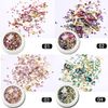 JIAMIAN 6 Boxes Mixed Nail Art Sparkle Rhinestones Diamonds Crystals Beads Gems, Sparkly Crystal, Nail Art Tools For Nails, Clothes, Face, Craft (Multicolor)