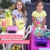 Personalized Pink Cash Box (Butteflies and Flowers)