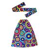Widmann 09286 70s Accessory Set for Women Multi-Coloured