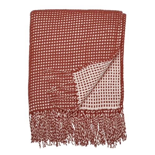Classic Accessories, 66 x 59 Inch, Spice Indoor Outdoor Reversible, Throw blanket measures 66" x 59"