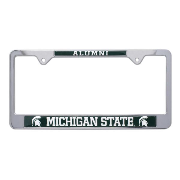 Michigan State Alumni Metal License Plate Frame