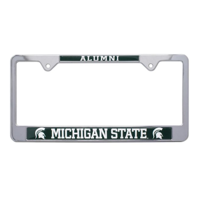 Michigan State Alumni Metal License Plate Frame