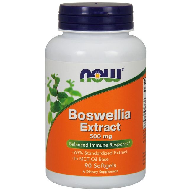 NOW Foods Boswellia Extract, 500 mg, 90 Softgels