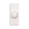 Globe Electric SL-7393-02 Doorbell Wrls Push-Button Round, No Size, White