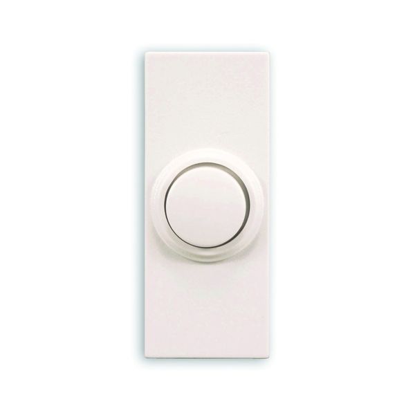 Globe Electric SL-7393-02 Doorbell Wrls Push-Button Round, No Size, White