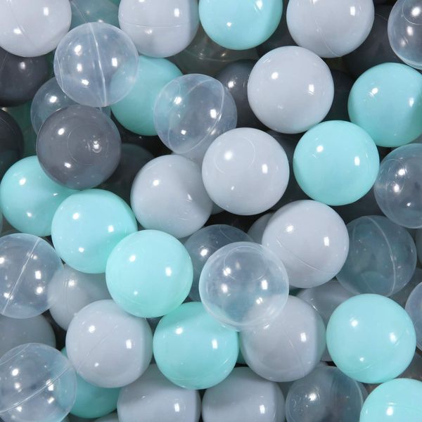 STARBOLO Ball Pit Balls - 100pcs Phthalate Free BPA Free Non-Toxic 2.16Inches Crush Proof Play Balls Play Tent Pool Playhouse Playpen Party Decoration (100 Balls)