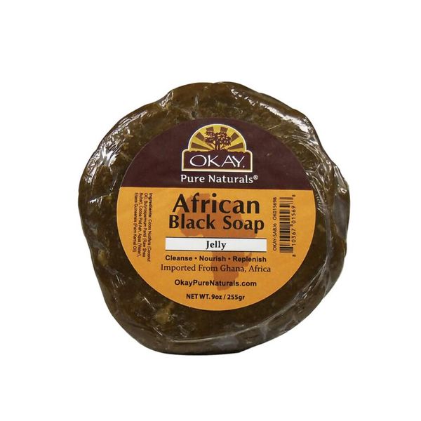 OKAY AFRICAN BLACK JELLY SOAP 9oz