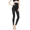 THREEGUN, Women's Compression Leggings, For Beautiful Legs, Compression Spats, Sleeping, Black