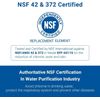 AQUA CREST DA29-00003G Refrigerator Water Filter,Replacement for HAFCU1(4)