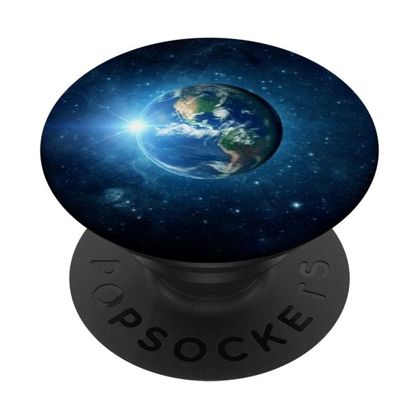 Earth from space PopSockets with interchangeable PopGrip