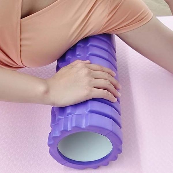 EVA Bump Foam Roller 45cm Pilates Calf Yoga Homet, Pink