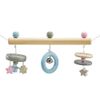 Selecta Pram Chain Wooden Stars 64016, Belly Button, 63 cm, Multi-Colour