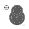 " OCCASIONS " 240 Plates Pack,(120 Guests) Heavyweight Premium Disposable Pla...