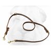 Dog Leash Multifunctional Genuine Brown Leather Hands Free Long Training Pet