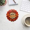 Ceramic Coaster Set Gift: Beer with Friends